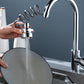 Robinet multifonction avec étirement libre, différents modes de distribution d'eau et filtration.