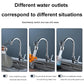 Robinet multifonction avec étirement libre, différents modes de distribution d'eau et filtration.