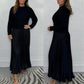 🥰Robes plissées à col rond pour femmes, élégantes et stylées