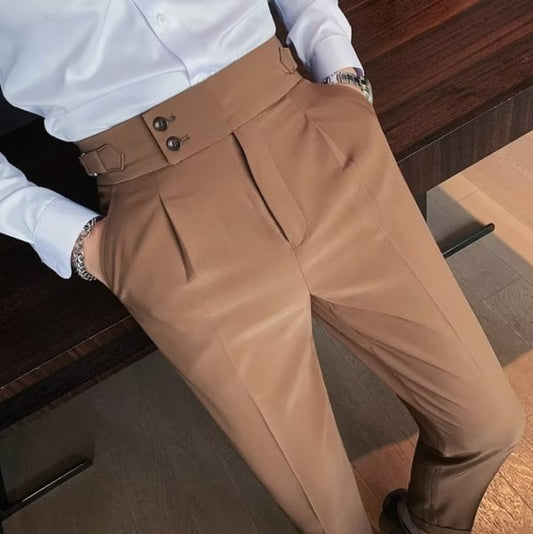 👖Nouveaux classiques 2025👔Pantalon décontracté droit uni pour homme