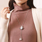 Collier tulipe à longueur réglable pour un look élégant