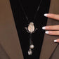 Collier tulipe à longueur réglable pour un look élégant