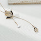 Collier tulipe à longueur réglable pour un look élégant