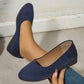 "👠 Chaussures Élégantes à Talon Compensé Bas, Antidérapantes – Confort et Style ! 🚚 Livraison Gratuite"