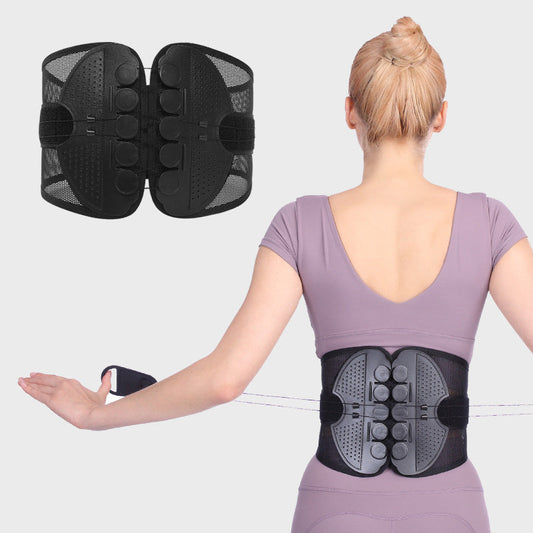 Ceinture de soutien lombaire ajustable – Support ergonomique pour le dos 💪😊