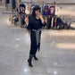 💕Que dois-je porter demain ?💕Robe taille haute tendance pour femme à manches longues
