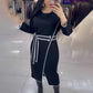 💕Que dois-je porter demain ?💕Robe taille haute tendance pour femme à manches longues