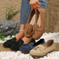🔥Dernier jour 49% de réduction - Mocassins confortables et souples pour femmes, style vintage avec noeud