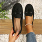 🔥Dernier jour 49% de réduction - Mocassins confortables et souples pour femmes, style vintage avec noeud