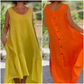 [36-50]Robe décontractée sans manches à col rond pour femme