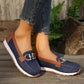Chaussures décontractées à boucles métalliques pour femmes