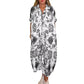 🔥Robe femme ajustée avec imprimé et poches