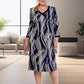 💐Vente chaude de printemps🔥Robe élégante à manches 3/4 pour femme