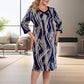 💐Vente chaude de printemps🔥Robe élégante à manches 3/4 pour femme