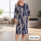 💐Vente chaude de printemps🔥Robe élégante à manches 3/4 pour femme
