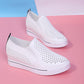 🔥【34-41】Chaussures décontractées pour femmes été 2025 en cuir souple et semelle épaisse