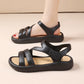 Nouveauté été 2025 ! Sandales de sport à semelle épaisse, confortables et polyvalentes ! Sandales plates légères pour femmes