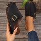 Sandales confortables à plateforme et bout ouvert pour femmes