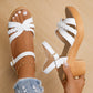 🎁Offre spéciale -49 %⏳Sandales à talons et brides croisées tressées pour femmes