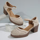Sandales rétro en maille pour femmes