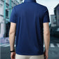 T-shirt ample, cool et respirant avec col à revers pour homme