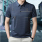 T-shirt ample, cool et respirant avec col à revers pour homme