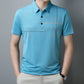 T-shirt ample, cool et respirant avec col à revers pour homme