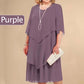 Robe midi superposée grande taille