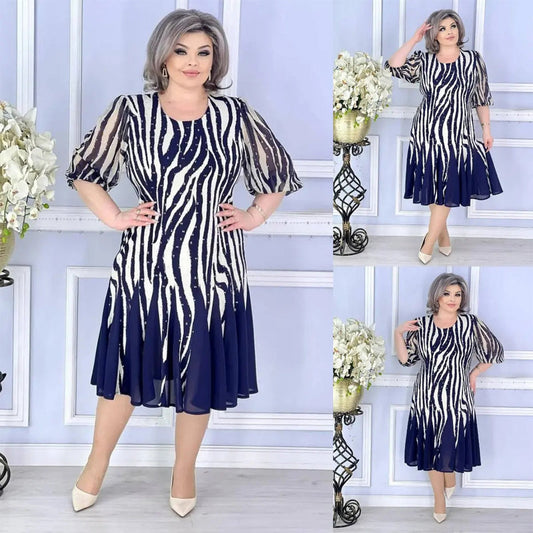 ✨Robe aérienne pour femme à imprimé zèbre