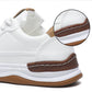 Baskets décontractées et confortables en cuir PU pour hommes