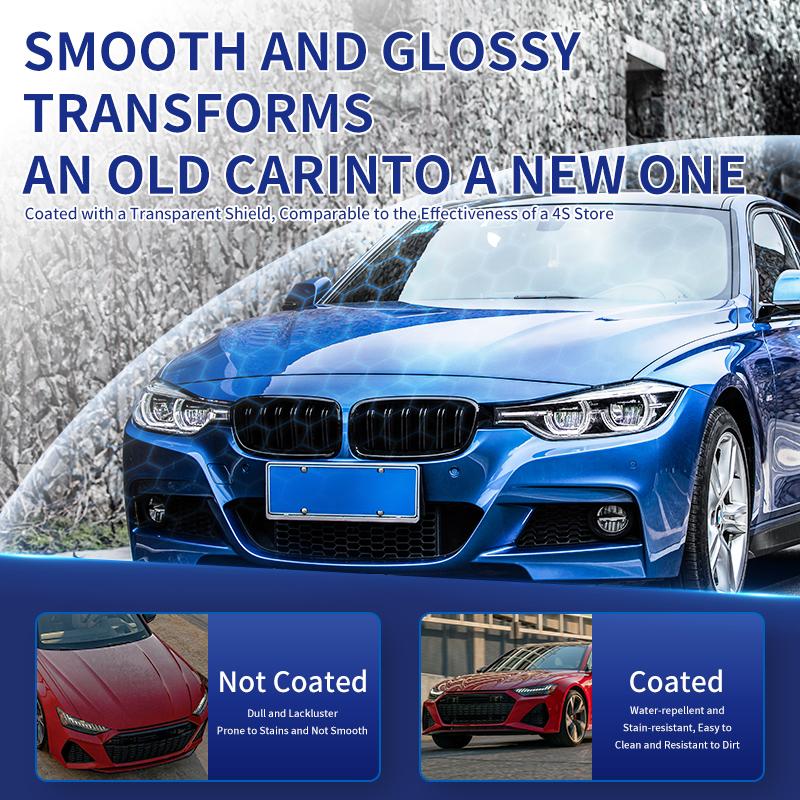 🚗 50% OFF! ✨Quick Acting Car Coating Agent Spray, Instant Mirror Shine Long Lasting Paint Protection Spray, Free Cleaning Towel Included