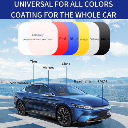 🚗 50% OFF! ✨Quick Acting Car Coating Agent Spray, Instant Mirror Shine Long Lasting Paint Protection Spray, Free Cleaning Towel Included