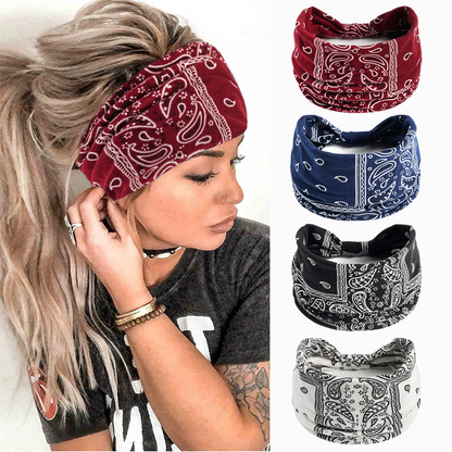🥰Bandeau large à motif cachemire bohème