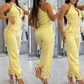🌸Soldes d'été - 50 % de réduction🌸Ensemble haut court sans manches et pantalon taille haute pour femme