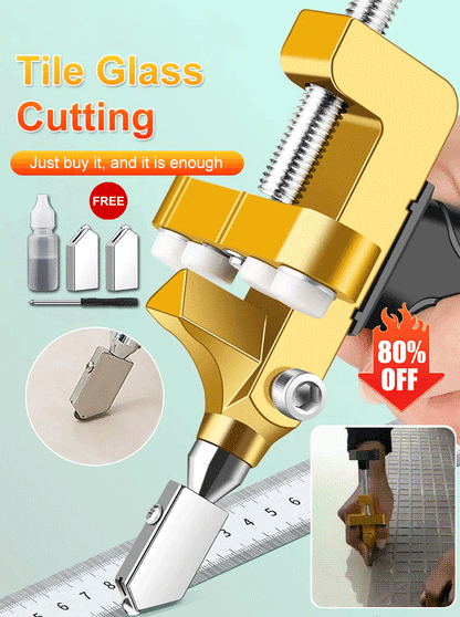 ✨✨Moyenne 50% de réduction✨✨Coupe de carrelage en verre