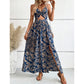 ⏳ Réduction de 50 % pour une durée limitée ! 💥Robe élégante et sexy à col licou avec imprimé floral pour femme