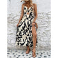 ⏳ Réduction de 50 % pour une durée limitée ! 💥Robe élégante et sexy à col licou avec imprimé floral pour femme
