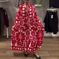 Robe ample à imprimé floral pour femme, longueur cheville