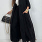 Ensemble 2 pièces cardigan décontracté et pantalon large pour femme