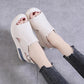 Chaussures à talons compensés pour femmes Sandales à talons hauts de couleur unie