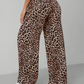 🍉🍉Pantalon large à imprimé léopard à la mode pour femme