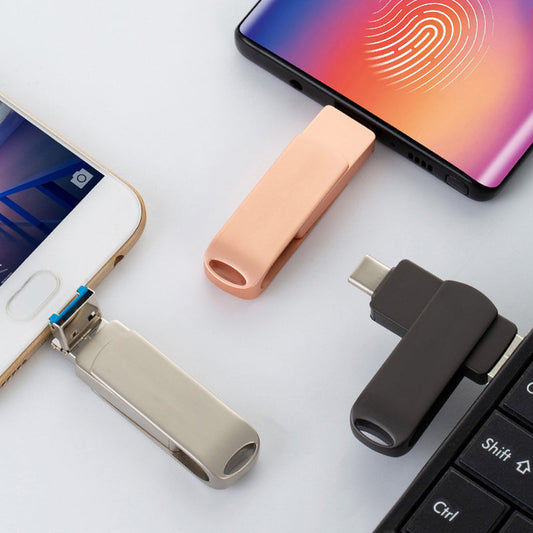 Clé USB multi-interface 4-en-1 (téléphone/PC)