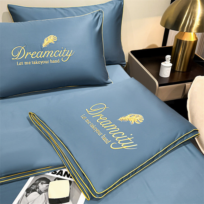 🌞Summer Sale 50% OFF🔥Washable, Cooling 4-piece Bedding Set