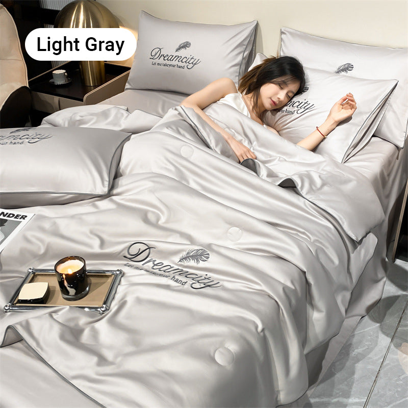 🌞Summer Sale 50% OFF🔥Washable, Cooling 4-piece Bedding Set
