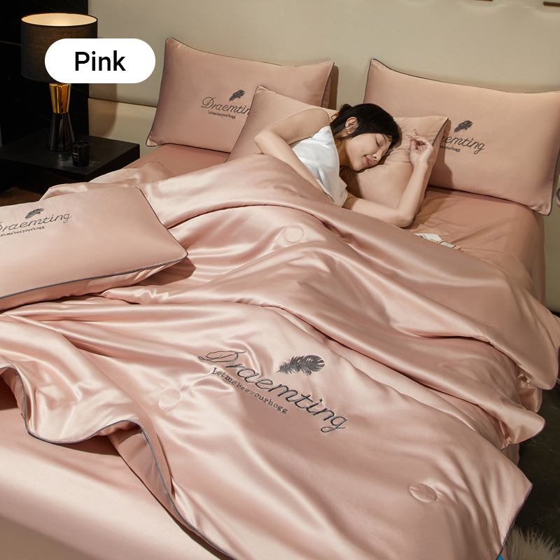 🌞Summer Sale 50% OFF🔥Washable, Cooling 4-piece Bedding Set