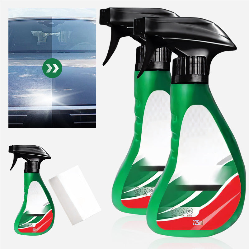 🚗 ACHETEZ 2, OFFERT 1 ! 💦 Spray Dégraissant Multi-Usages pour Pare-Brise – Formule Douce, Nettoyage Efficace & Sans Traces ✨