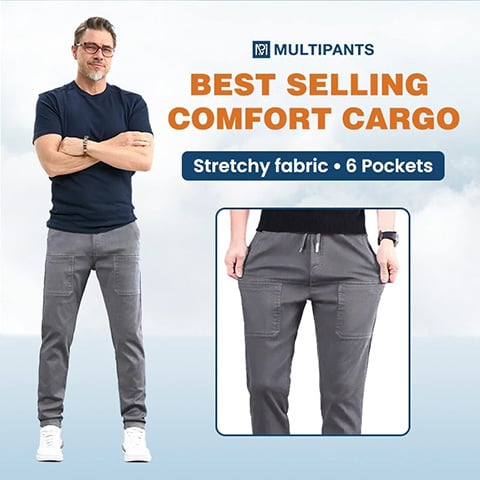 Hot Sale 50% OFF🏆MultiPants – High Stretch Multi-pocket Durable Cargo Pants
