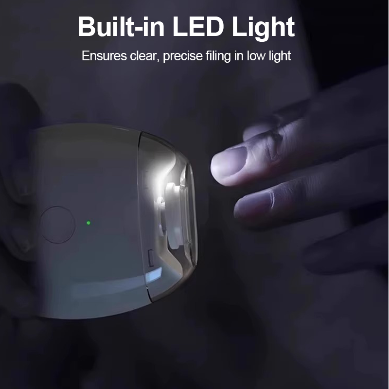 🔥 50% DE RÉDUCTION ! ✨ Ponceuse à Ongles Auto - 3 Vitesses Réglables, Silencieuse, LED Integrée pour Soin Précise 💅✨