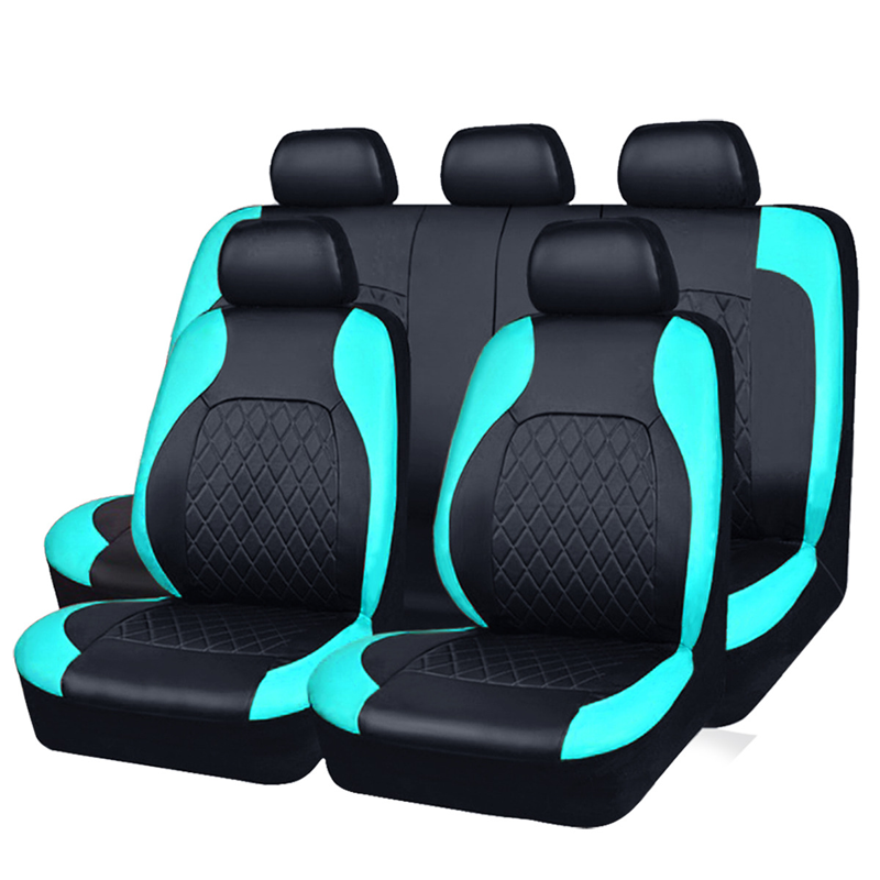 📢📢50% OFF !!!⏰🚗9-Piece Universal Fit Leather Car Seat Cover Set