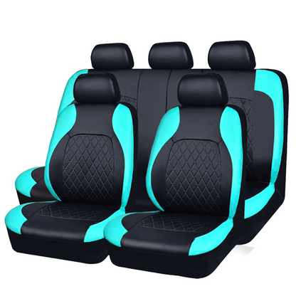 📢📢50% OFF !!!⏰🚗9-Piece Universal Fit Leather Car Seat Cover Set